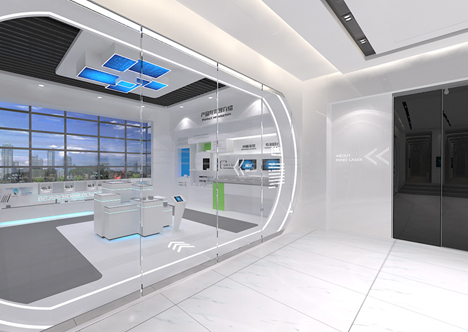 深圳金洲精工科技智能制造展廳設計